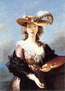 VIGEE-LEBRUN, Elisabeth Self-Portrait in a Straw Hat r oil painting picture wholesale